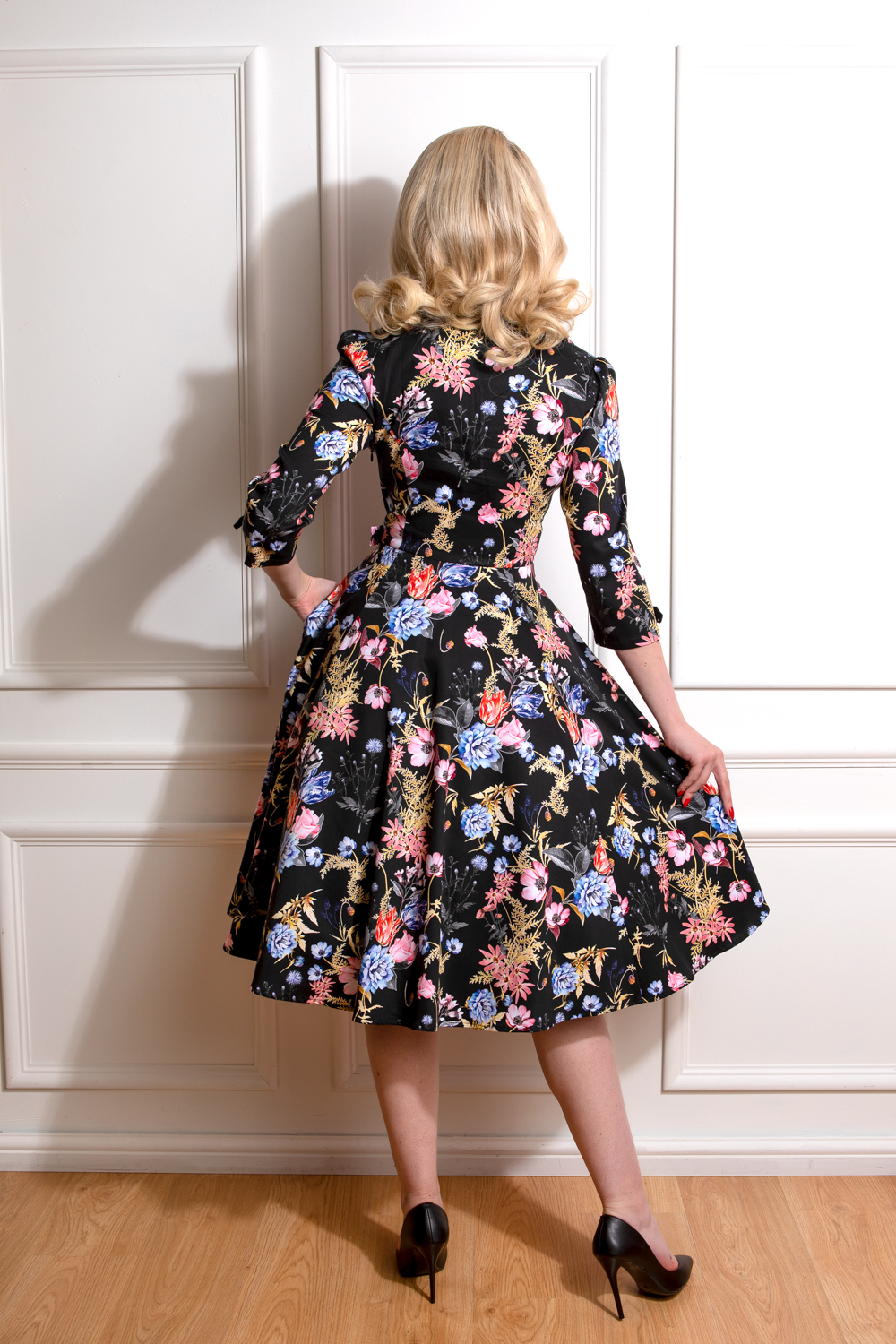 Margot Floral Swing Dress